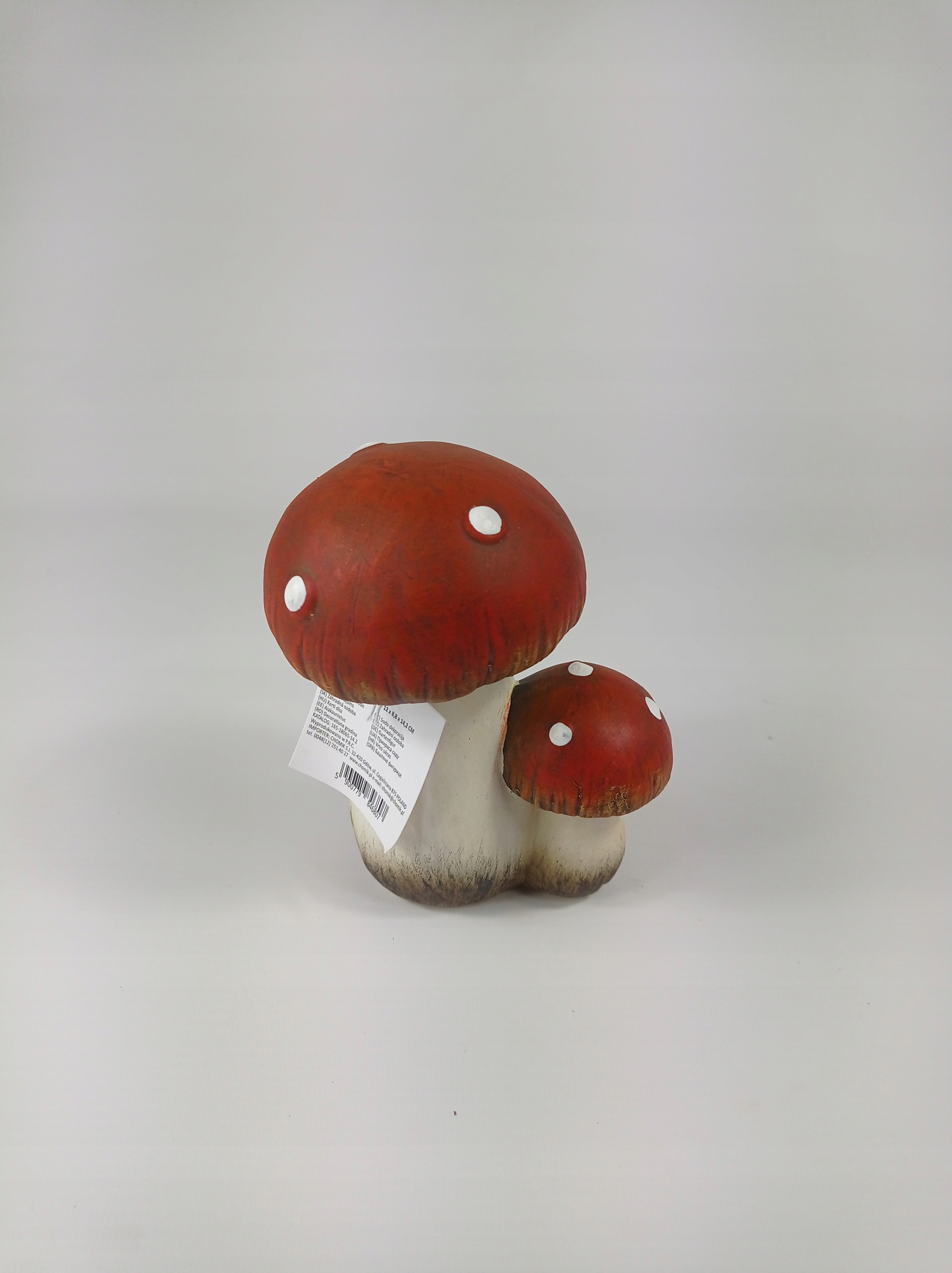 

Ozdoba figurka ceramiczna Grzyby 12x8,8x14,2cm