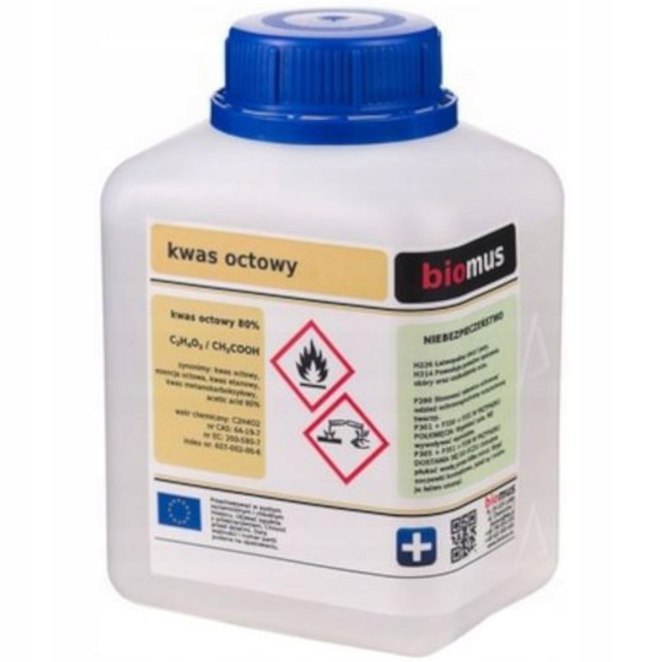 

Kwas octowy 500ml 80% czysty nosemoza Biomus