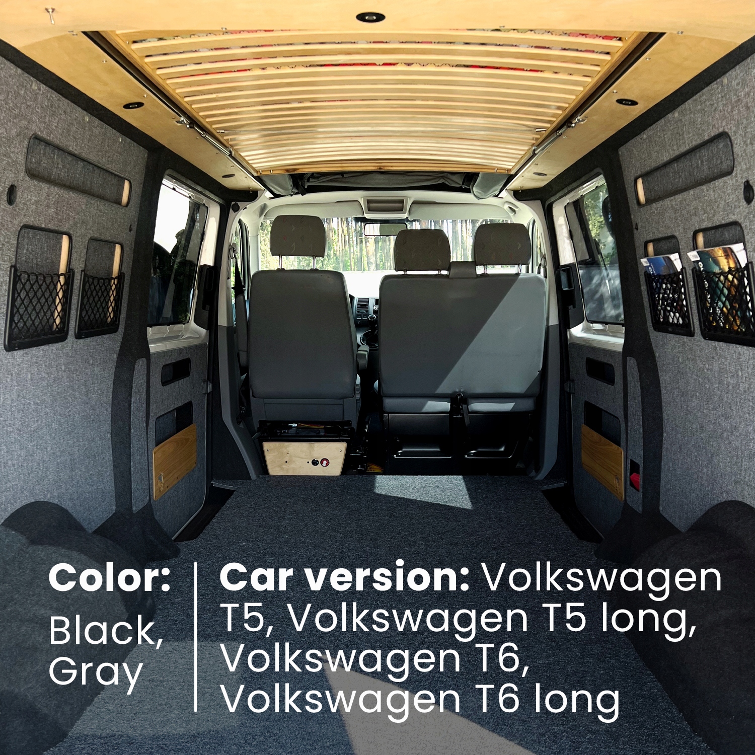 Panel tapicerowany do vana HATU AREA - (2-gi rząd, lewa strona) Volkswagen Stan opakowania oryginalne