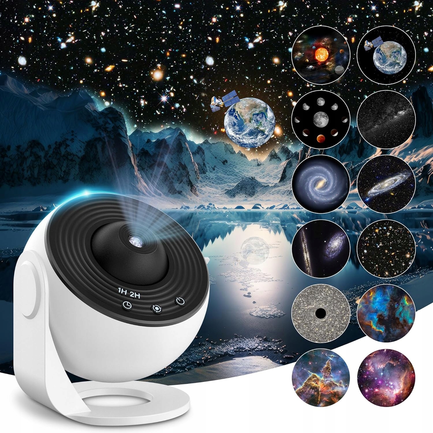 PROJEKTOR GWIAZD PROJEKTOR NIEBA LAMPKA NOCNA PLANETARIUM 12W1 RZUTNIK LED EAN (GTIN) 6942186617914