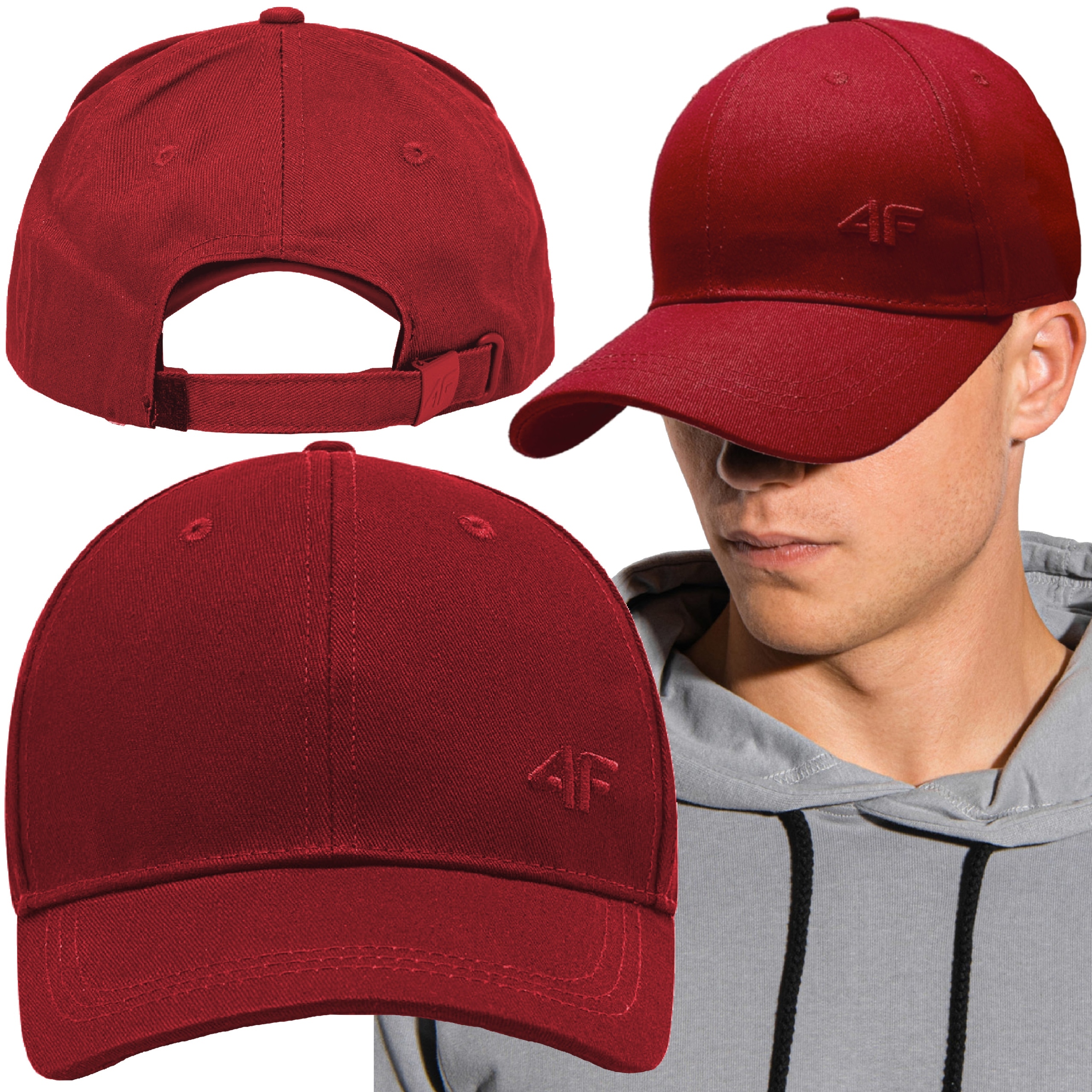 

Czapka Z Daszkiem Męska 4F Cap Logo Regulowana M
