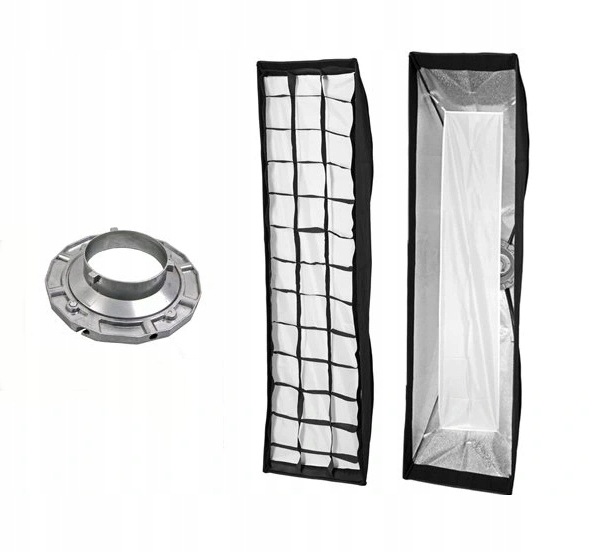 

Softbox Studyjny 30x140cm Bowens Dyfuzor Grid