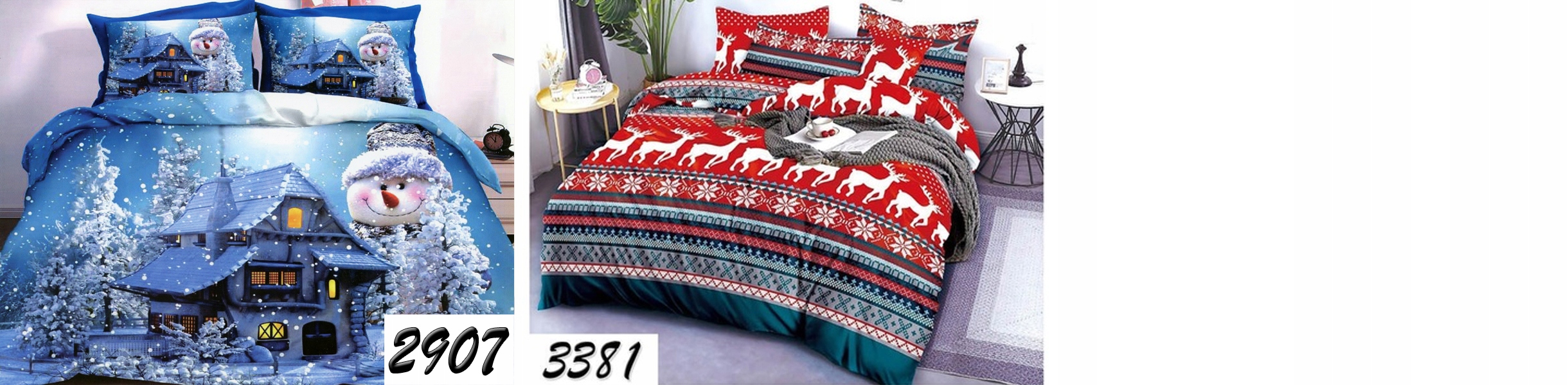 POŚCIEL KOMPLET SYPIALNIA 180x200 BAWEŁNA SATYNOWA 2X POSZEWSKI 70x80 WZORY Wymiary poduszki 70x80cm