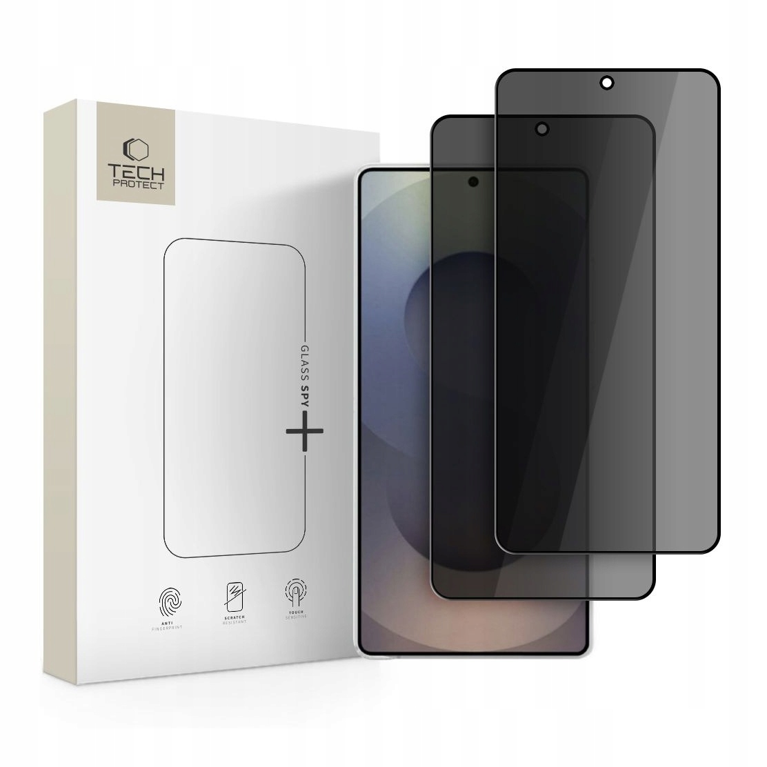 Szkło hartowane do Samsung S26 Ultra Tech-Protect Glass Spy+ 2-pack