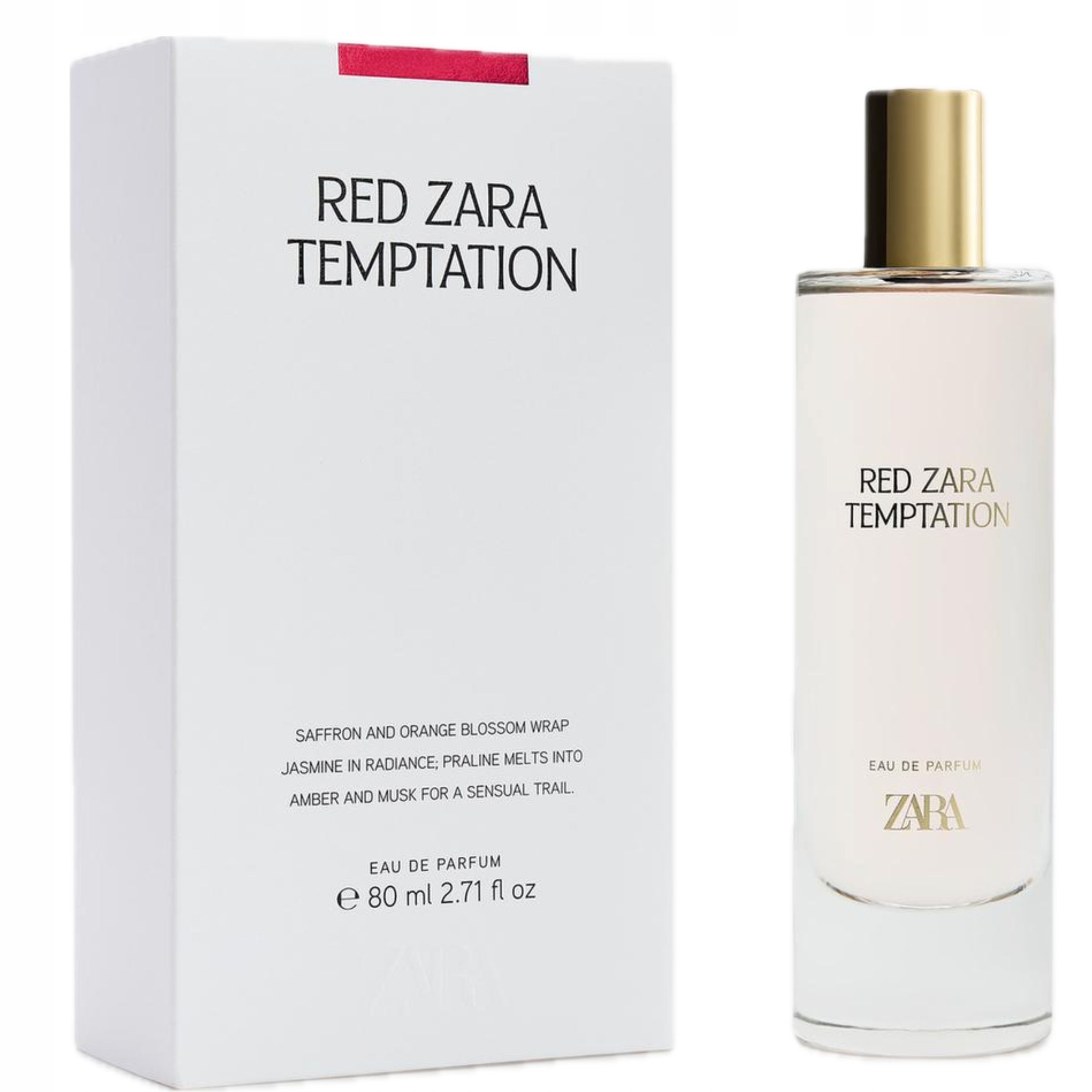 Zara Red Temptation 80 ML For Her Dámské Parfémy
