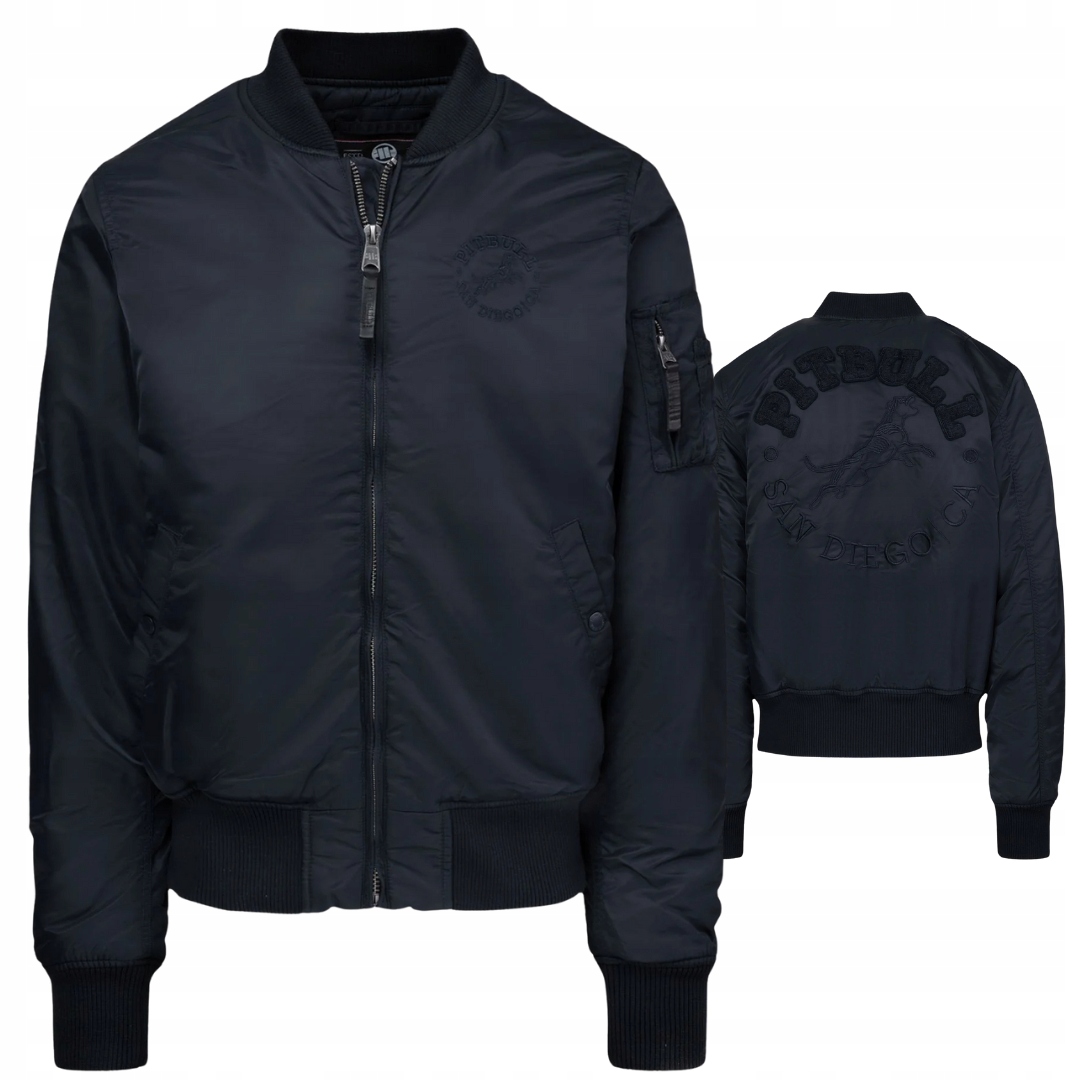 Pitbull West Coast Pánská Přechodová Bunda Bomber Hacket Dark Navy 3XL