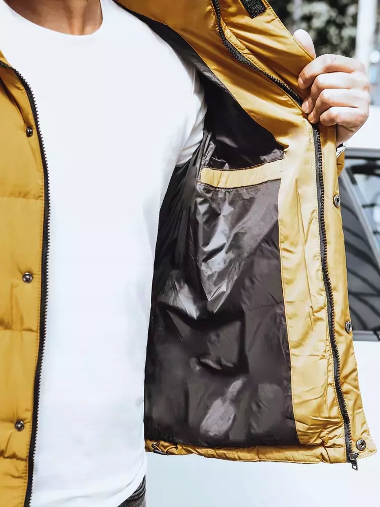 KURTKA MĘSKA ZIMOWA Z KAPTUREM roz. XL Długość do bioder