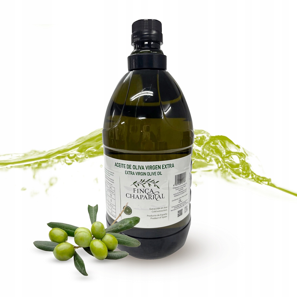 Hiszpańska Oliwa Extra Virgin 2 L Tłoczona na zimno z regionu La Mancha