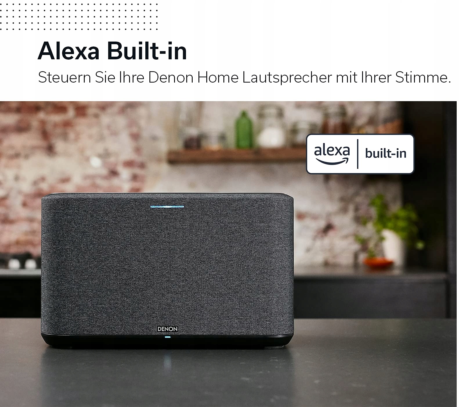 DENON Home 350 Multiroom Speaker with HEOS, Alexa, WiFi, Bluetooth, USB — miniatura 2
