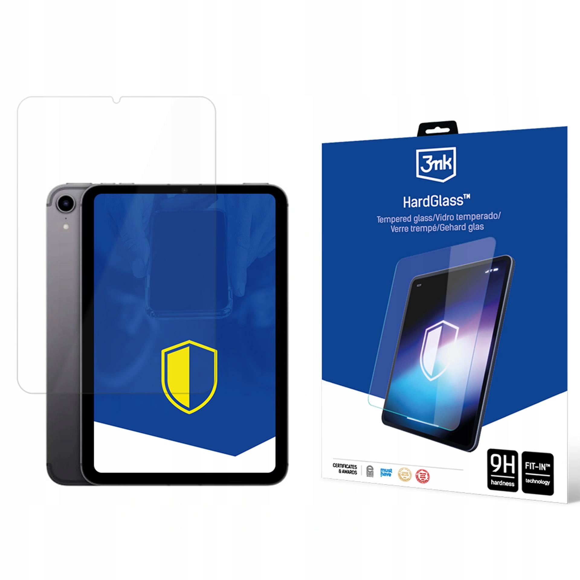 Szkło hartowane 3mk HardGlass na iPad mini 8. 3" 2021 (6 gen. iPad mini