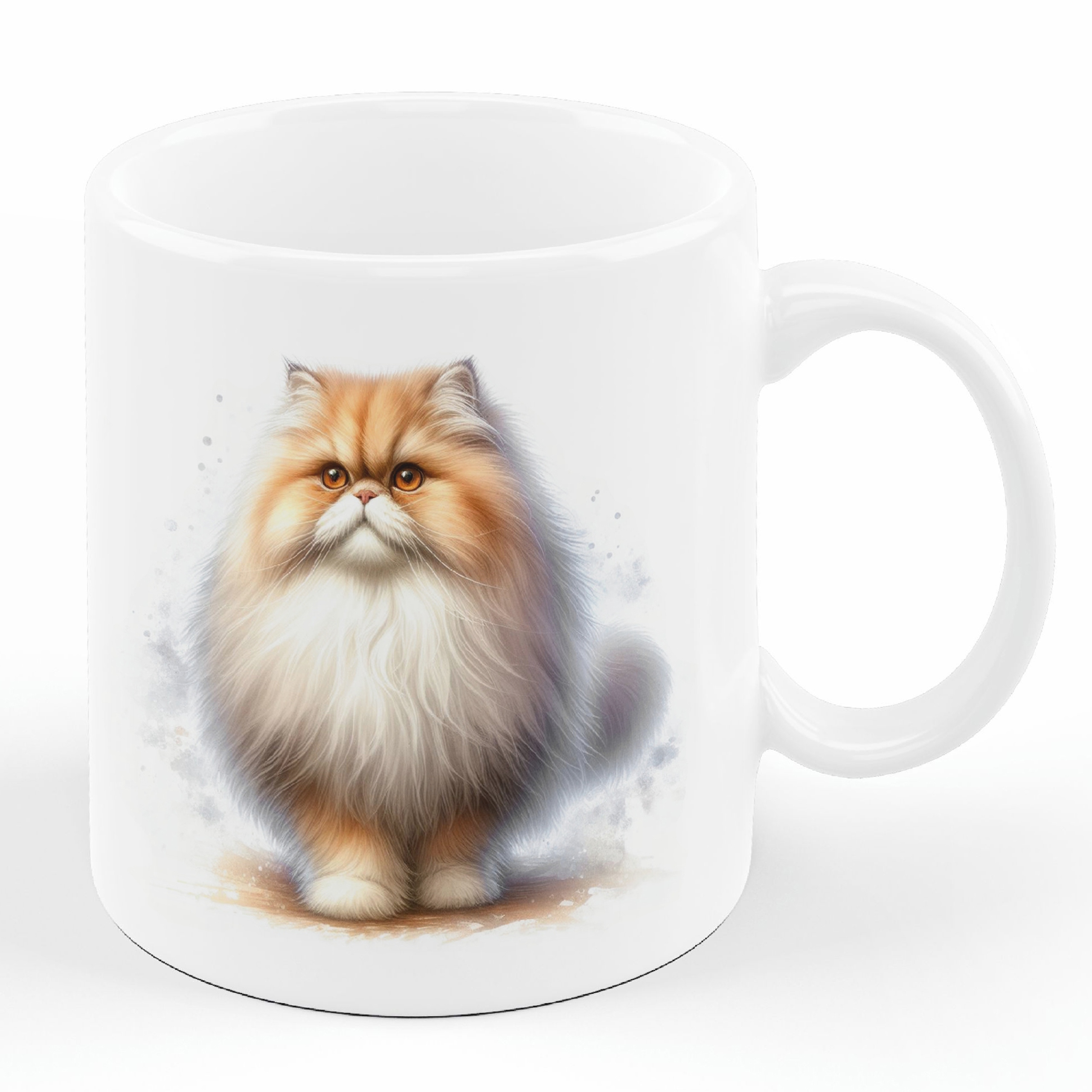 Kubek Kot Perski ceramika 330 ml