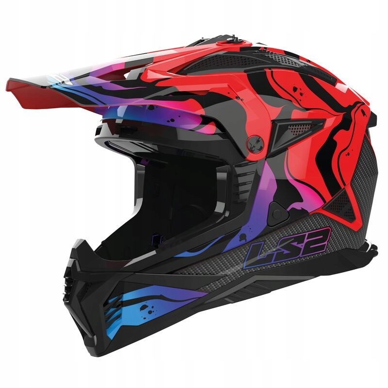 Prilba LS2 MX708 Fast II Wash Gloss Red, enduro, cross, štvorkolka pit bike, XL