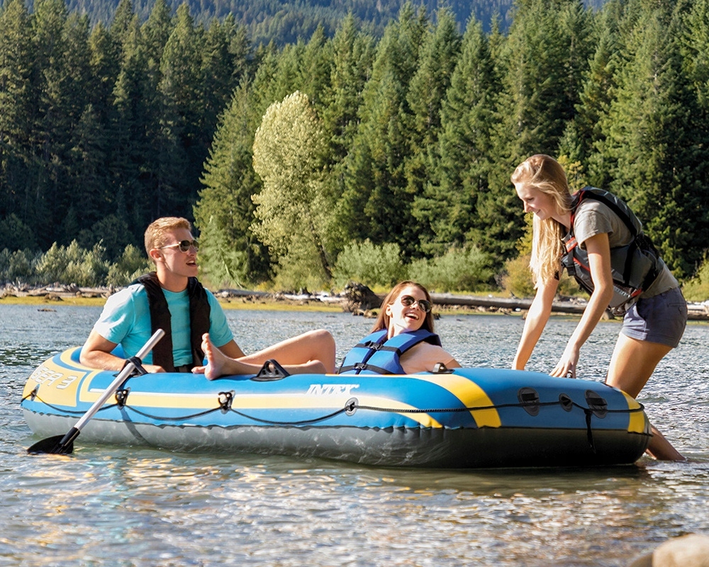 PONTON CHALLENGER 3 +WIOSŁA +POMPKA INTEX 68370 Marka Intex