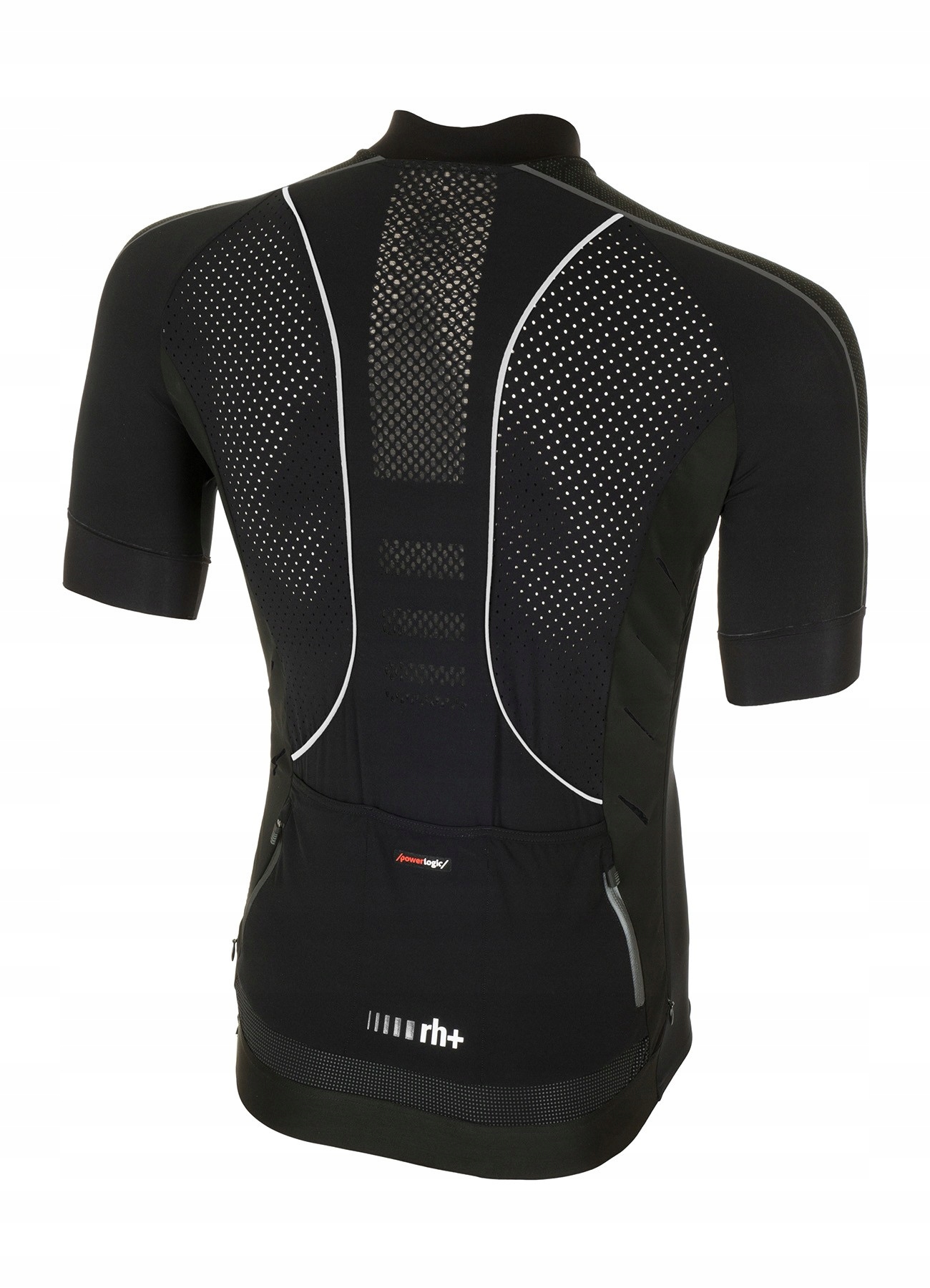 Koszulka rowerowa męska zeroRH+ Suprema AirX Jersey czarna odblask L