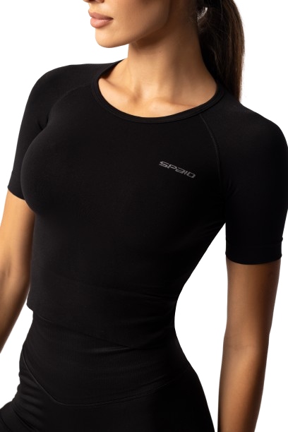 Spaio Rashguard Adapt koszulka krótki rękaw czarna S