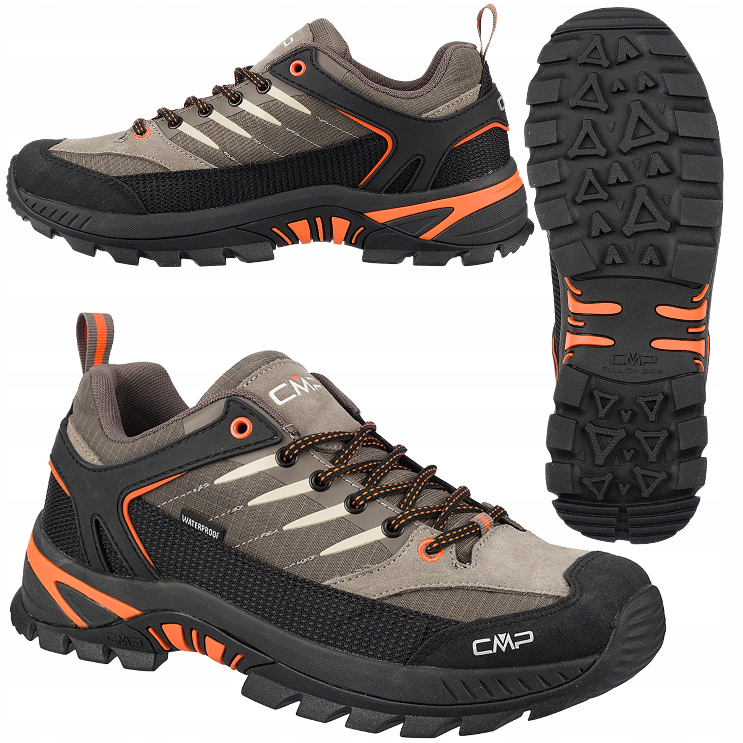 Buty Trekkingowe Męskie Cmp Rigel 2.0 Low Horní Část Kůže Pohodlné Voděodolné 46