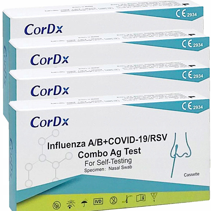 

Cordx Test Combo 4w1 COVID-19 Grypa typu Ab Rsv