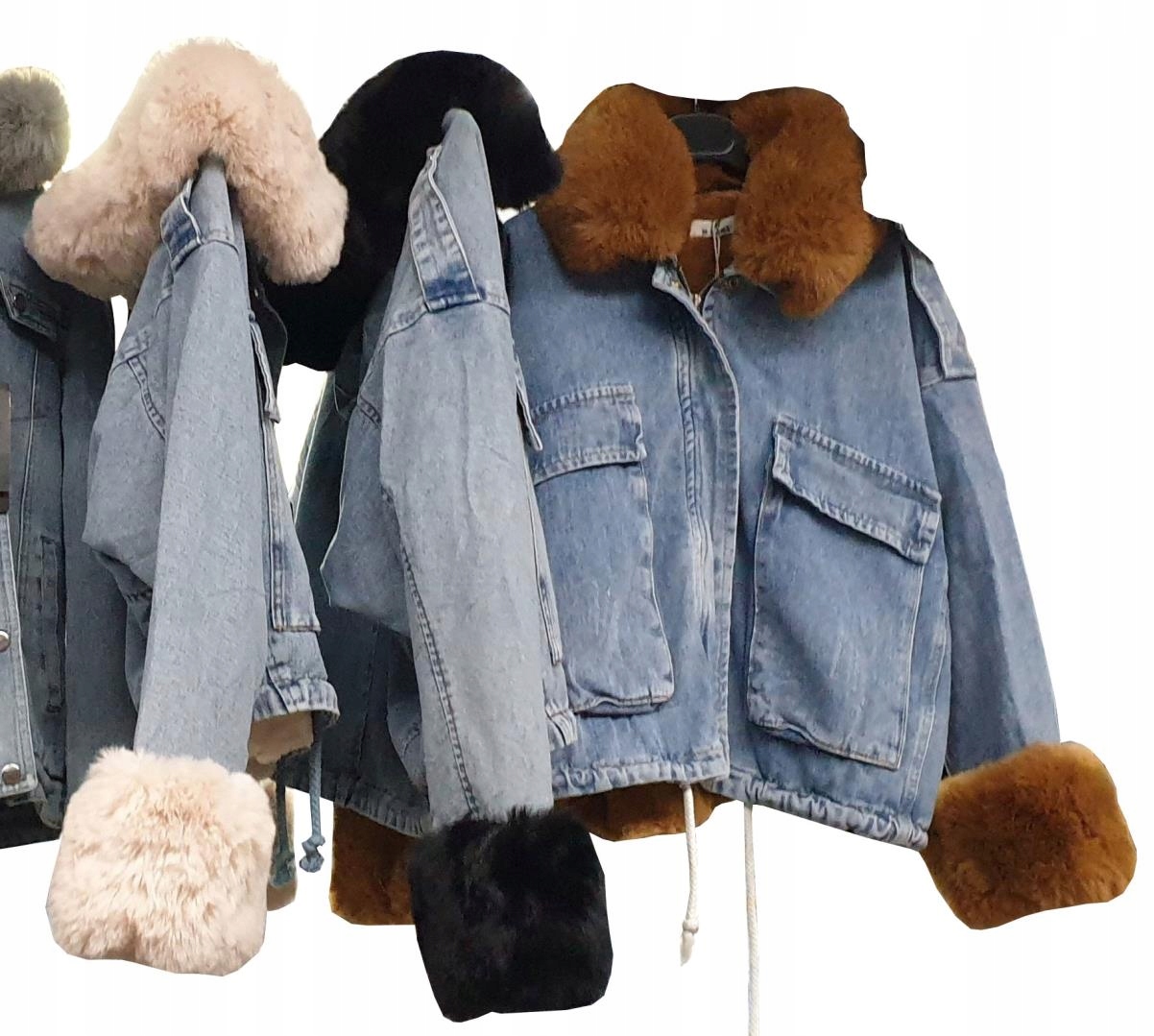 

Kurtka Jeansowa Z Futerkiem Katana Miś Futerko XL