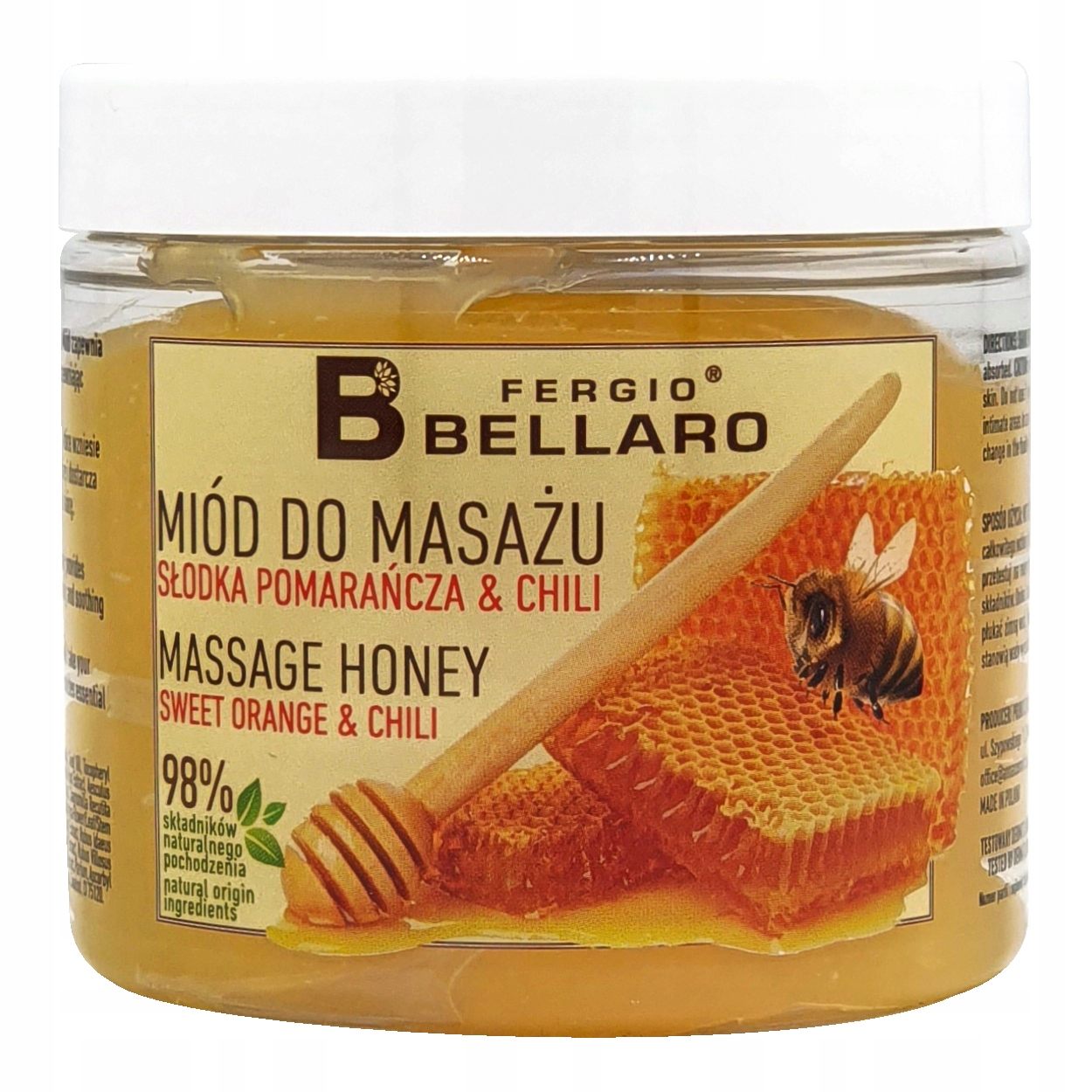 

Fergio Bellaro Miód masaż pomarańcza & chili 160g