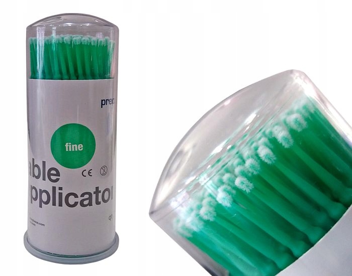 

Mikroszczoteczki Aplikatory Do Rzęs 100szt Fine