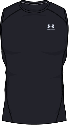 Pánská Kompresní Vesta Heatgear Compression Černá S Under AW26