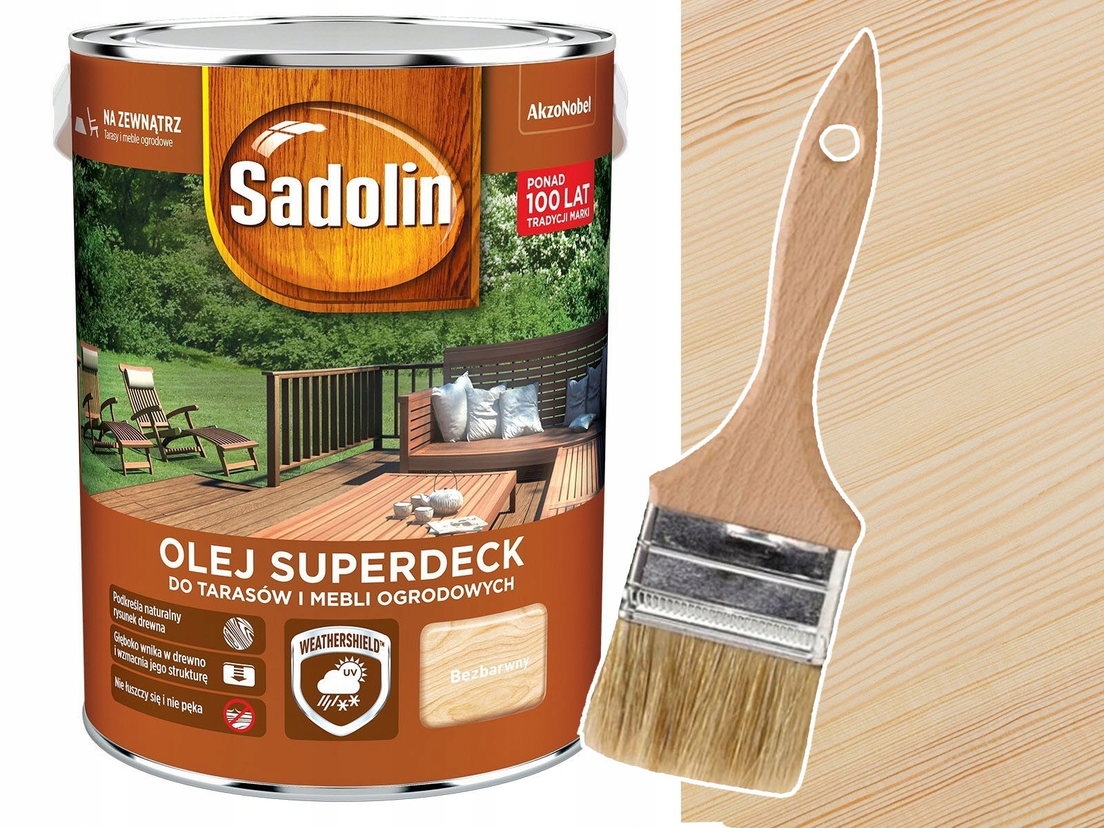 

Sadolin Superdeck olej do tarasu Bezbarwny 0,75L