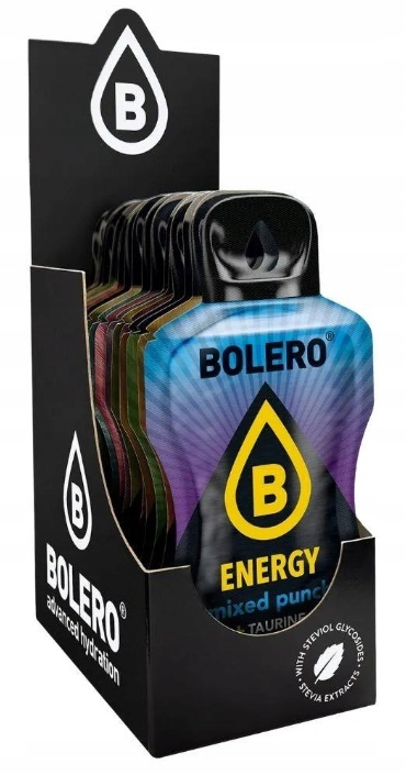 Bolero Energy MIX 14g 20 różnych smaków ze stewią i kofeiną