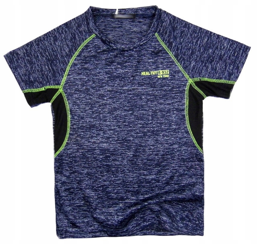 

030 sportowa Fit koszulka 8Y chłopak Navy