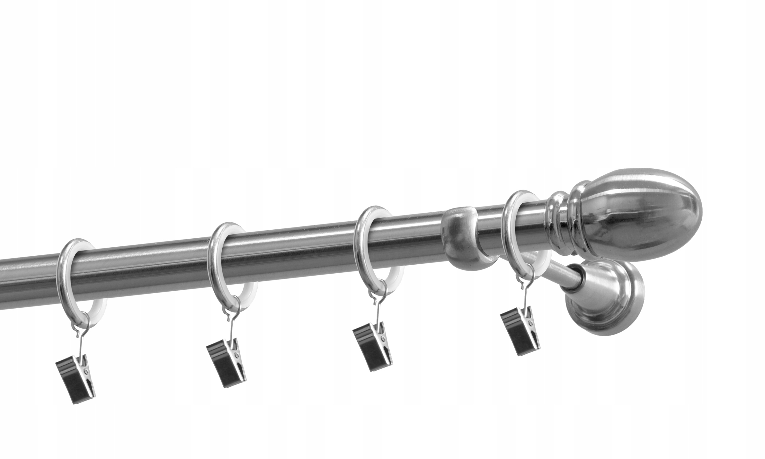 Карниз для ванной 110-200см хром д.22/19мм Interlock Melodia MCR-00007