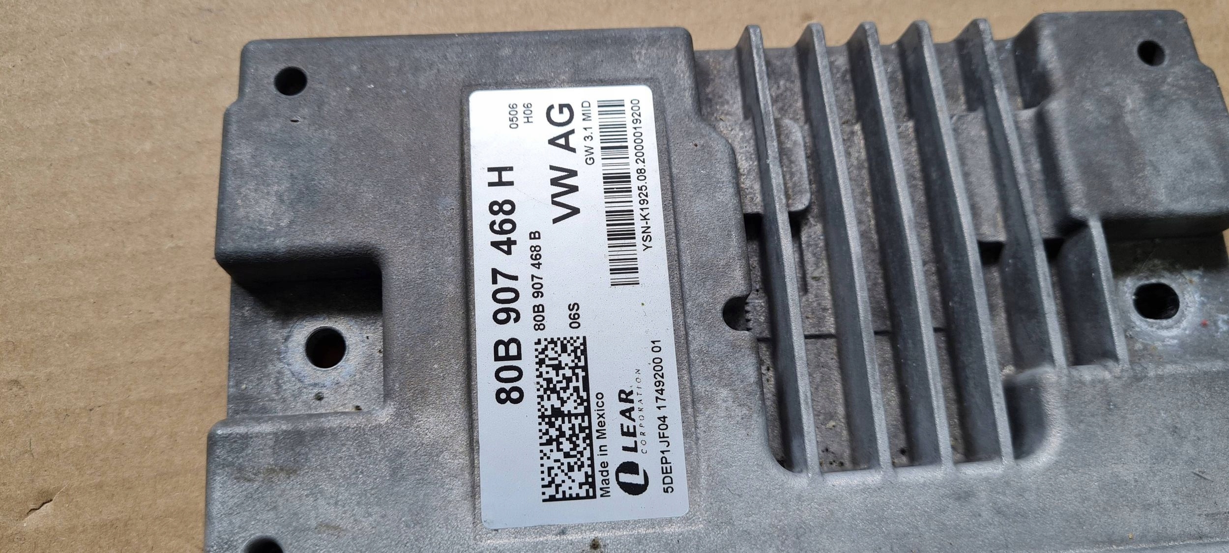 RS5 8W LIFT S5 module control unit GATEWAY 80B907468H A4 B9 8W S4 RS4