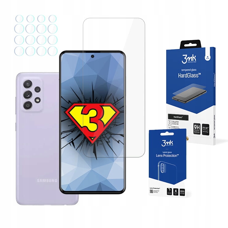 

Szkło 3mk na ekran i aparat Samsung A52s A52 4G/5G