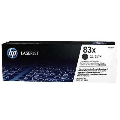 Originální toner Hp 83X (CF283X) Černý