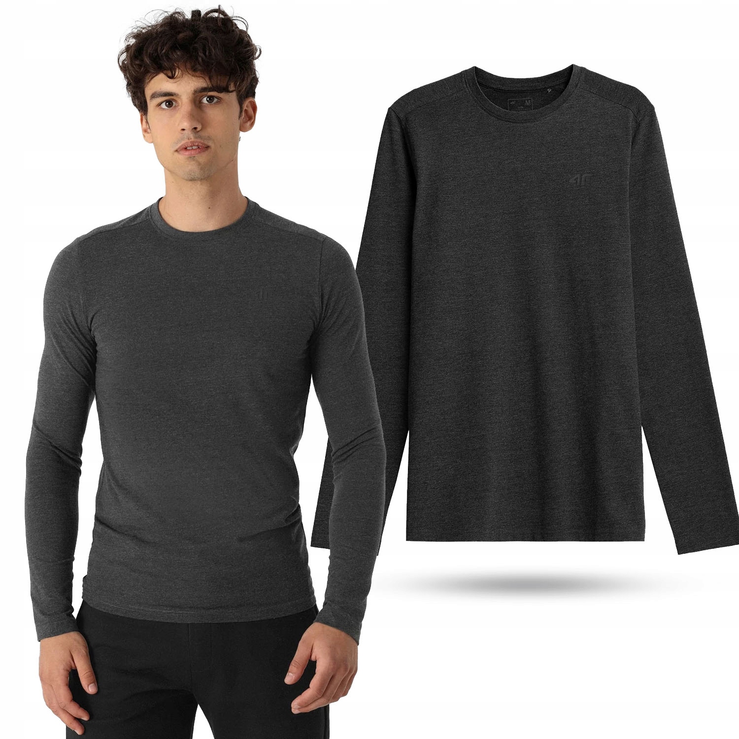 

Koszulka Męska 4F Longsleeve Bawełna SS23M078