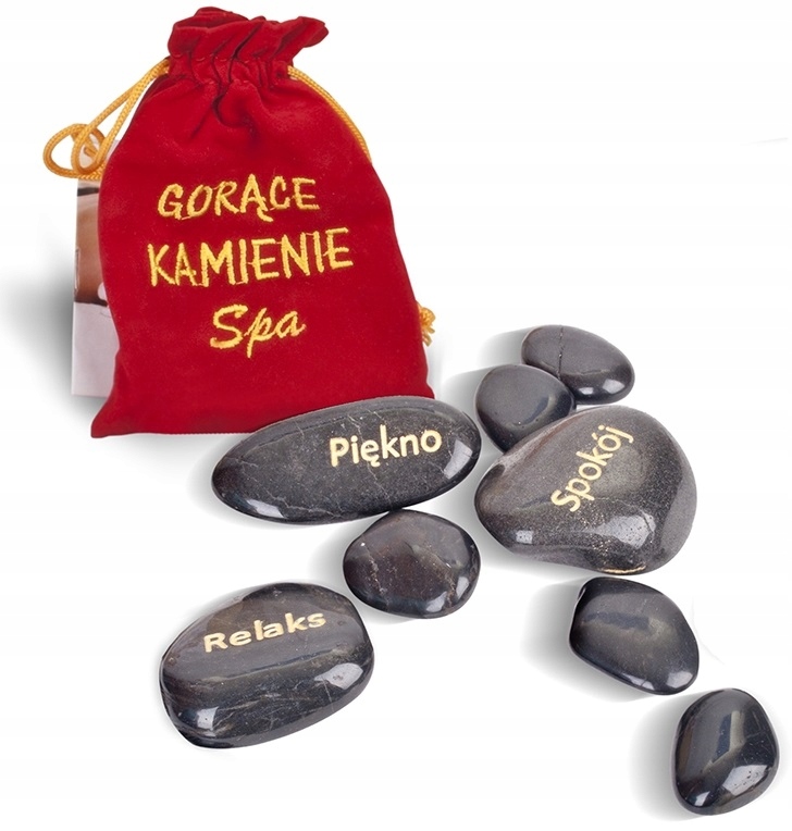 GORĄCE KAMIENIE SPA - DO MASAŻU, TERAPII, 12 SZTUK EAN (GTIN) 5907779952606