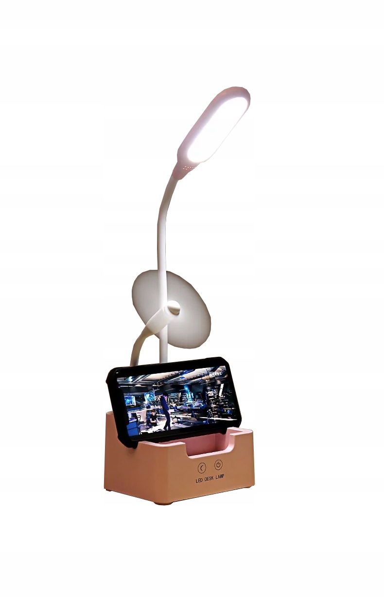 

Lampka biurkowa Led wentylator giętka