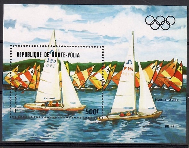 Górna Wolta 1983 Mi bl 69 Czyste **