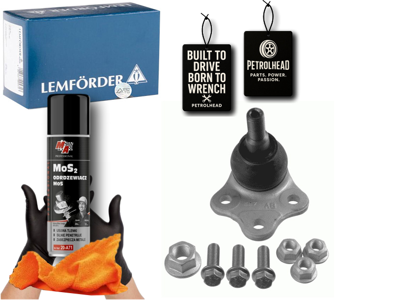 Čep Kyvadla Přední L/p Volvo S60 II S80 II V60 I V #Petrolhead Pro+ Kit1