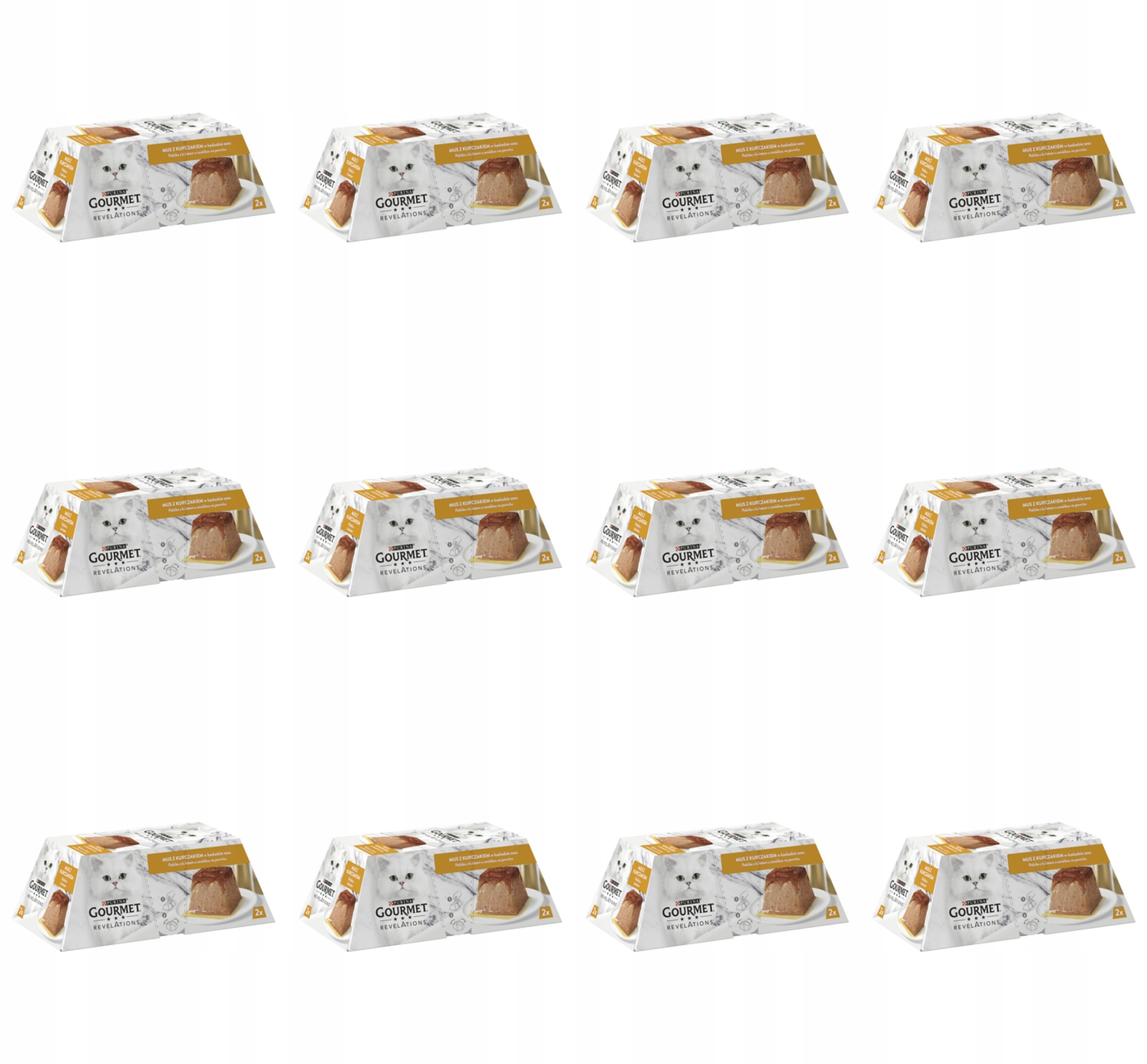 Gourmet Revelations Pěna s kuřecím masem 2 x 57 g X12