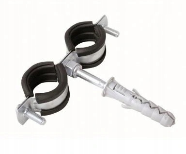 

Uchwyt Stalowy Podwójny Z Gumą 1/2 20mm-24mm