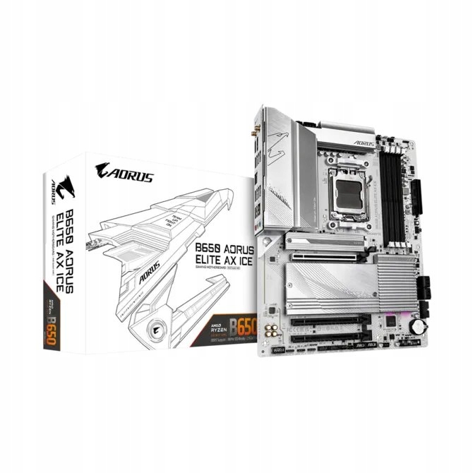Gigabyte Aorus B650 Elite Ax , Amd B650, AM5, 4xDDR5, Atx B650 A Elite Ax…