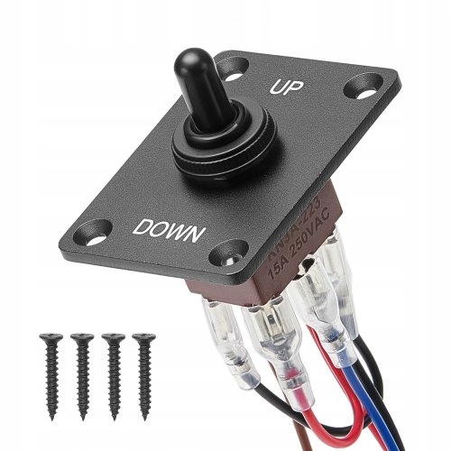 Kolískový Prepínač Vevor 6-PÓLOVÝ IP40 DC 12V 30A Ac 250V 15A