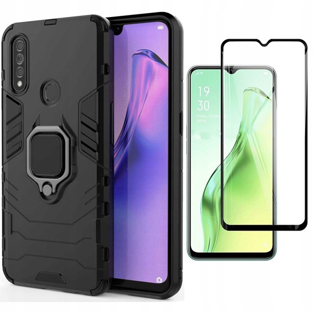 

Etui Case X-ring Pancerne Do Oppo A31 + Szkło