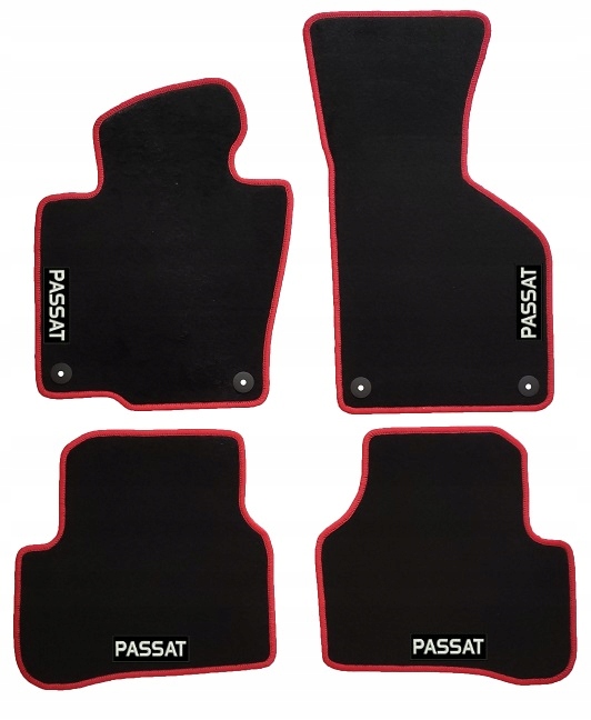 

Dywaniki welurowe Passat B6 B7 05-14 Własny napis!
