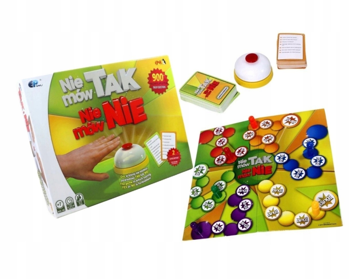 Nie Mów Tak, Nie Mów Nie Gra Familijna Planszowa Ćwiczy Refleks Reakcję