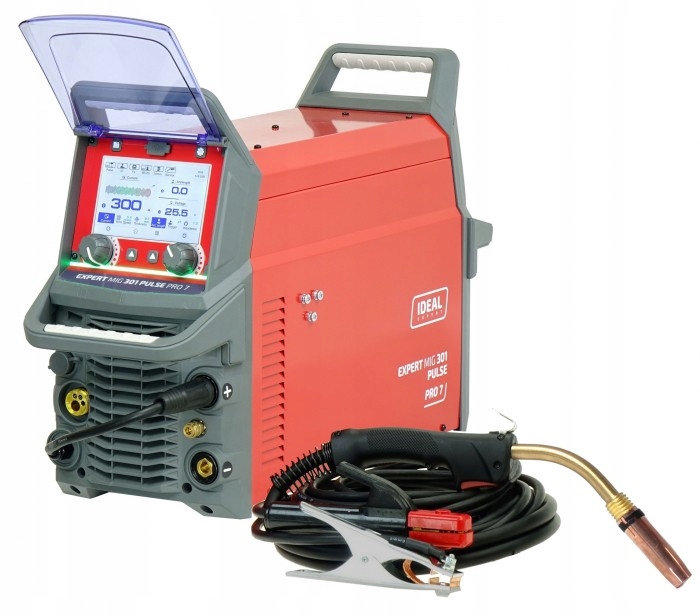 Spawarka Inwertorowa Tecno Mig 337 Pulse Synergic LCD Wózek Ideal
