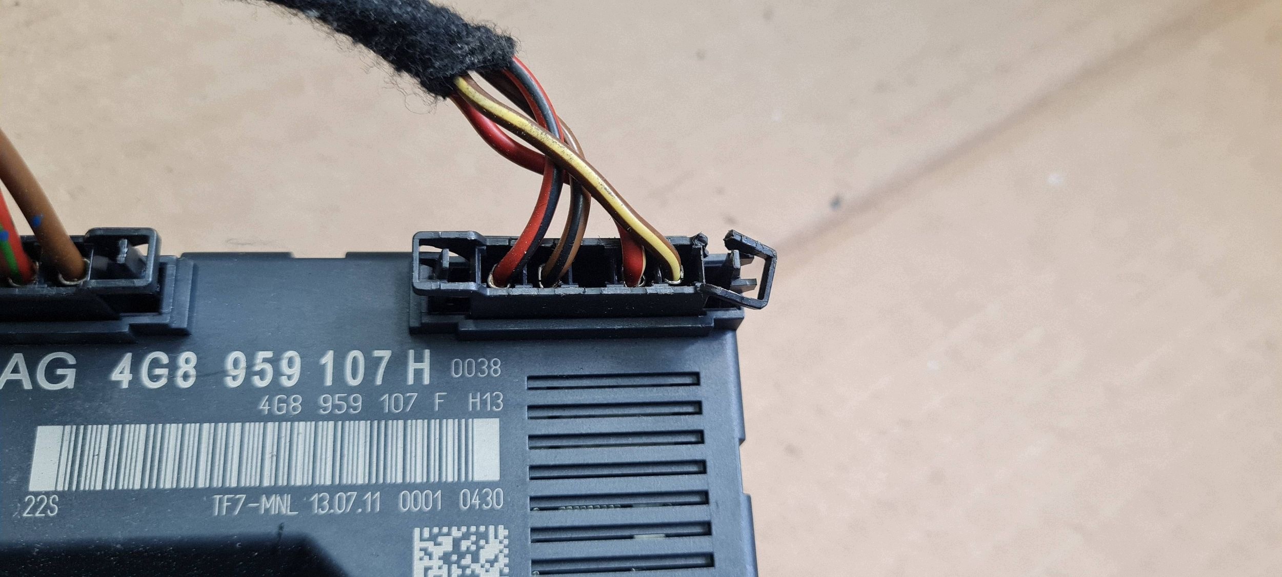 A7 4G S7 module control unit bonnet electrical rear part 4G8959107H