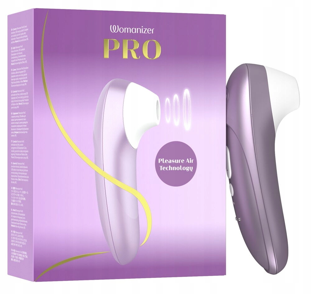 Womanizer Pro - Cichy wibrator pulsacyjny Lilac
