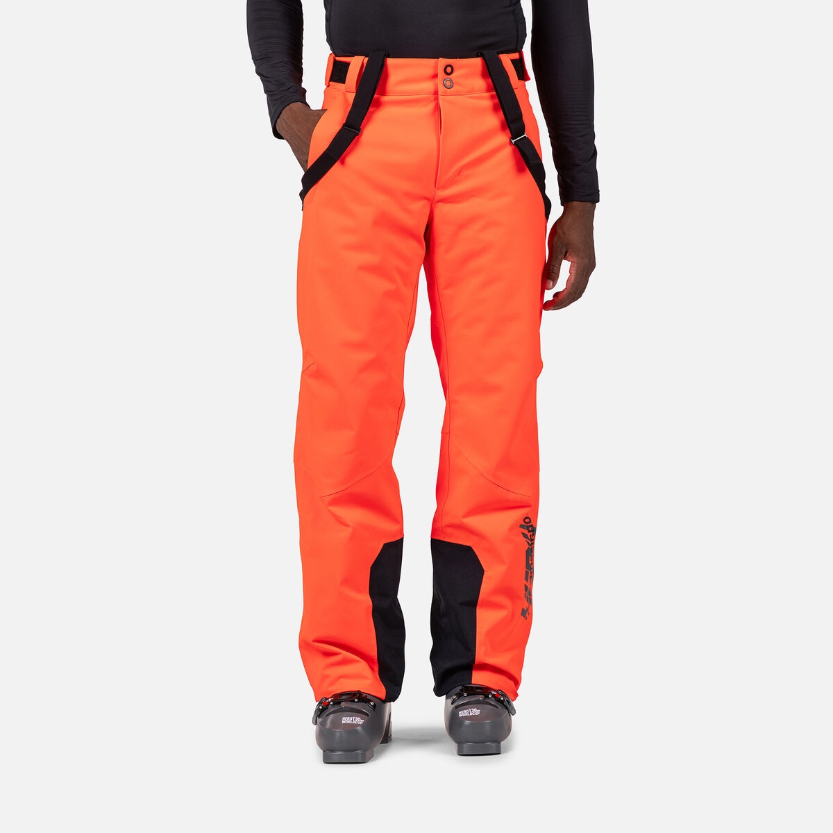 Spodnie narciarskie M Rossignol Hero BlackSide Insulated pomarańczowe M