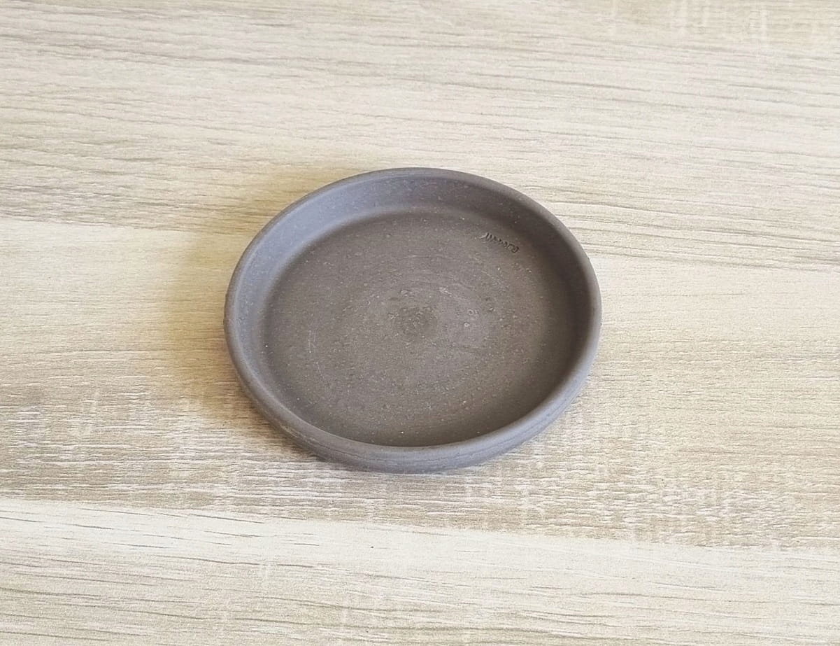 Podstawka gliniana pod doniczkę BAZALT 9cm - spodek ceramiczny z terakoty Kod producenta TP-150-164-09-P
