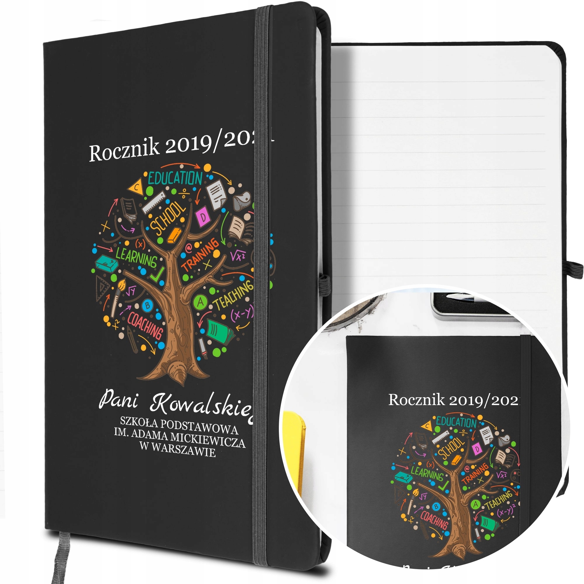 

Notes A5 z Gumką Dzień Nauczyciela